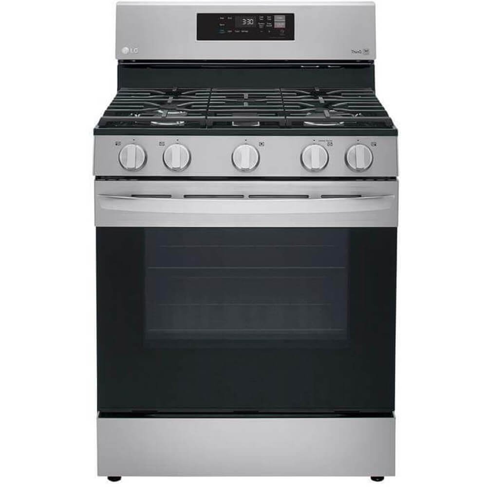 lg 5.8 cu. ft. stainless gas convection smart range with airfry lg 5.8 cu. ft. stainless gas convection smart range with airfry