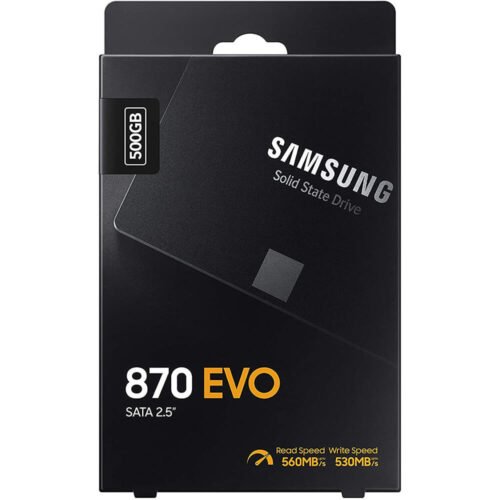 samsung 870 evo internal solid state drive, 500gb