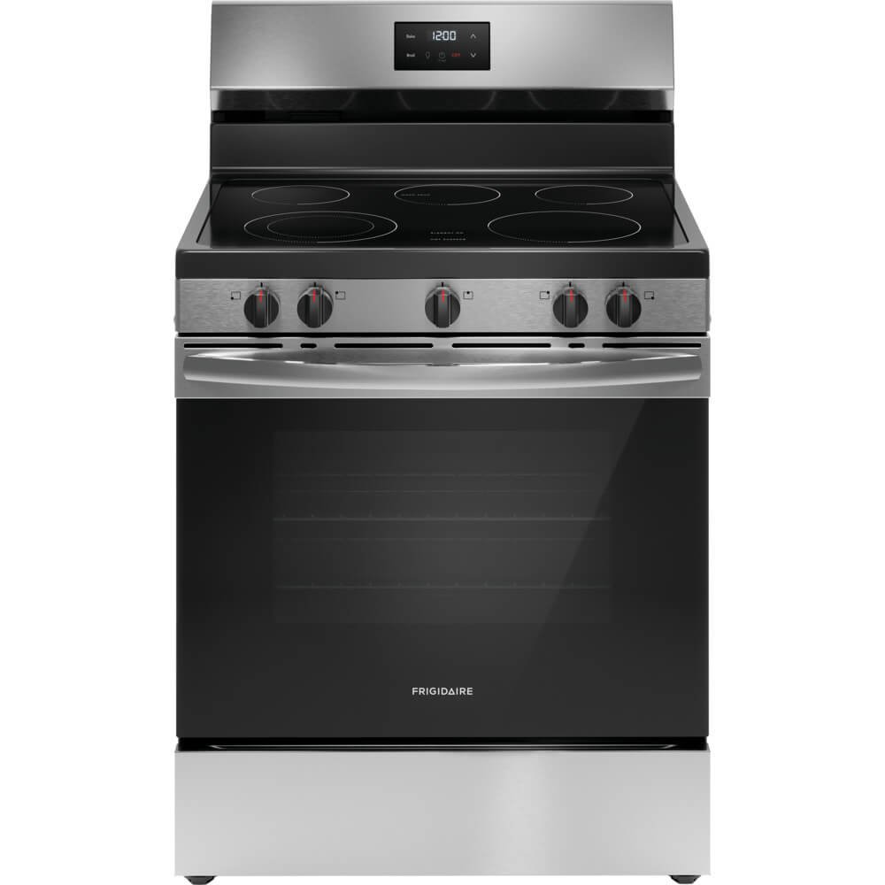 frigidaire 5.3 cu. ft. stainless steel freestanding electric range frigidaire 5.3 cu. ft. stainless steel freestanding electric range
