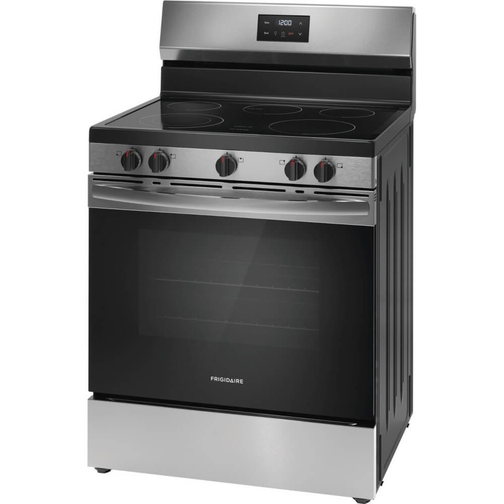 frigidaire 5.3 cu. ft. stainless steel freestanding electric range frigidaire 5.3 cu. ft. stainless steel freestanding electric range