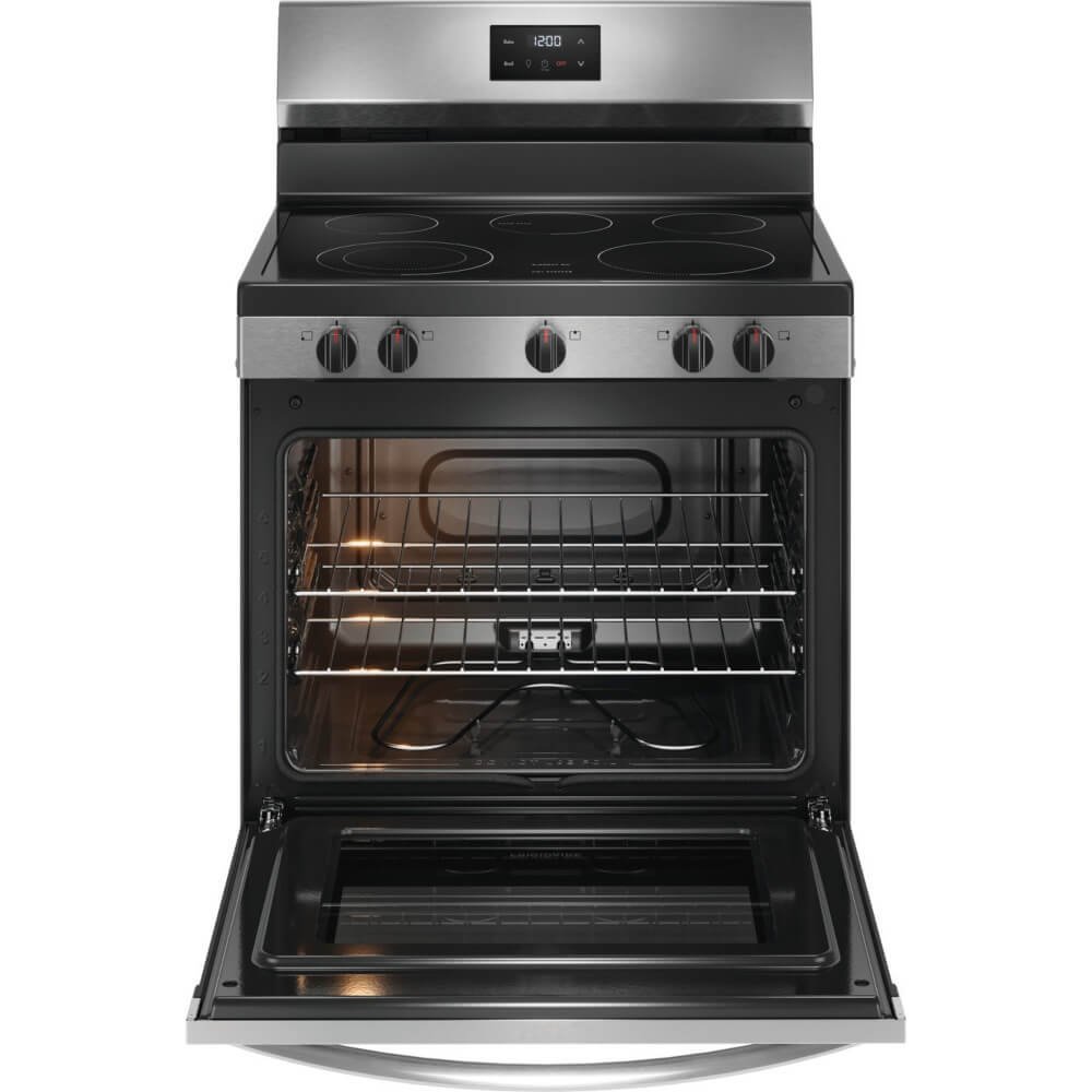 frigidaire 5.3 cu. ft. stainless steel freestanding electric range frigidaire 5.3 cu. ft. stainless steel freestanding electric range