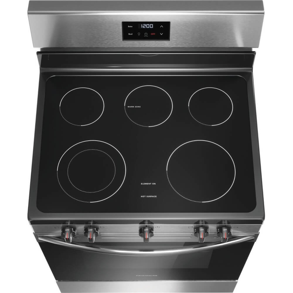 frigidaire 5.3 cu. ft. stainless steel freestanding electric range frigidaire 5.3 cu. ft. stainless steel freestanding electric range
