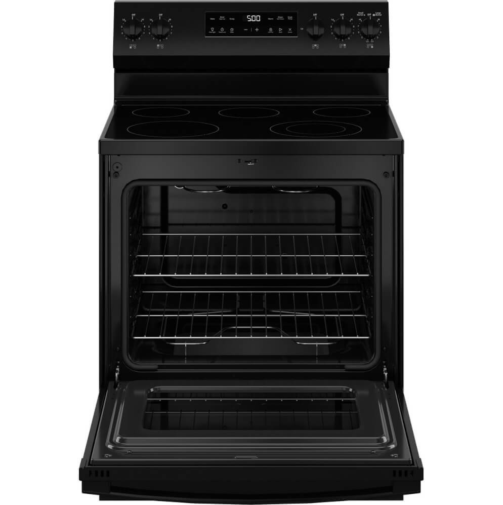 ge 5.3 cu. ft. black freestanding electric range open box ge 5.3 cu. ft. black freestanding electric range open box