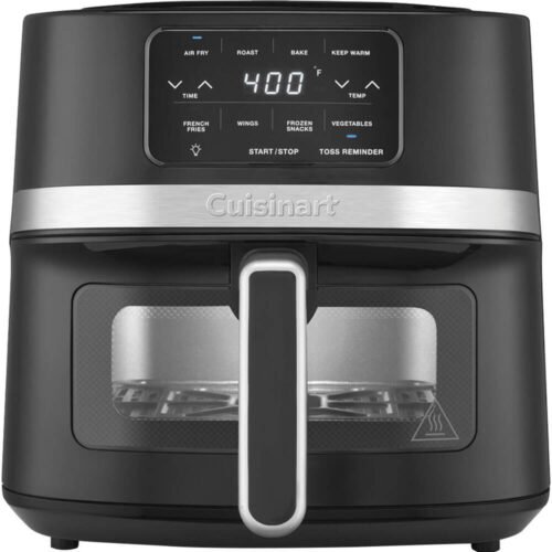 Home cuisinart 4.5 quart basket air fryer black