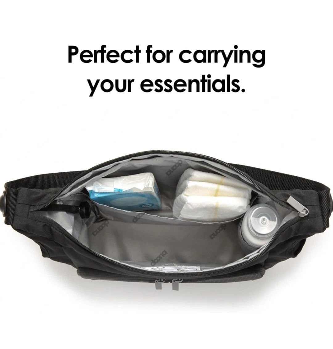 doona essentials bag, nitro black doona essentials bag, nitro black