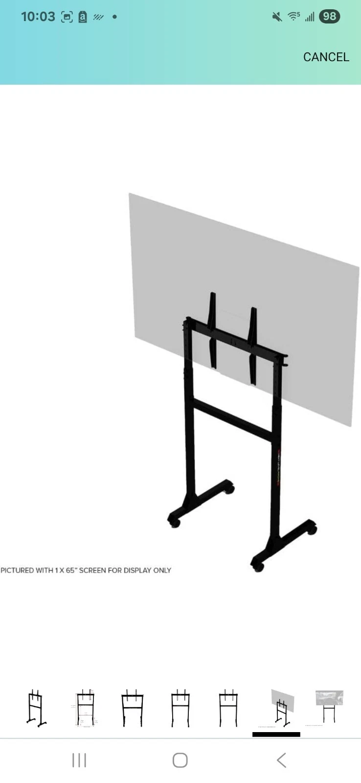 next level racing free standing single monitor stand nlr a011 next level racing free standing single monitor stand nlr a011