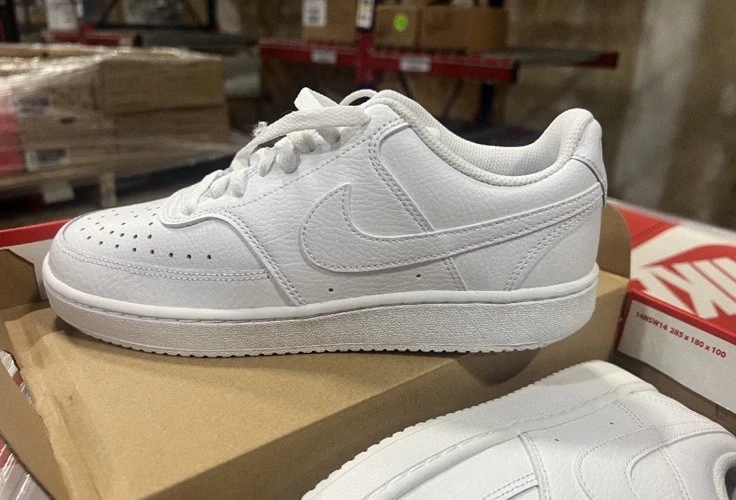 nike court vision low women's shoes (white/white/white) nike court vision low women's shoes (white/white/white)