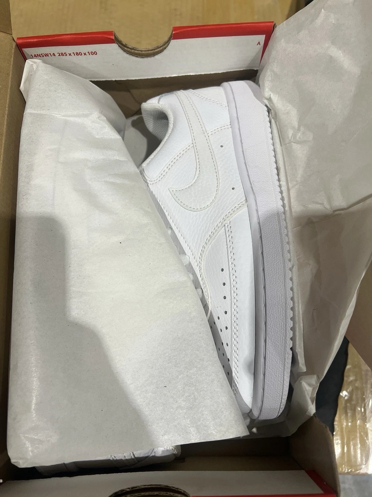 nike court vision low women's shoes (white/white/white) nike court vision low women's shoes (white/white/white)