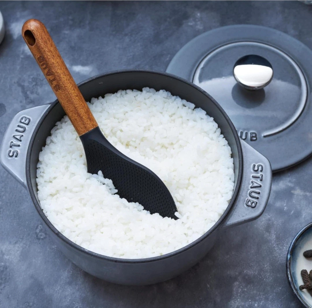 staub cast iron 1.5 qt petite french oven graphite grey, made in france staub cast iron 1.5 qt petite french oven graphite grey, made in france