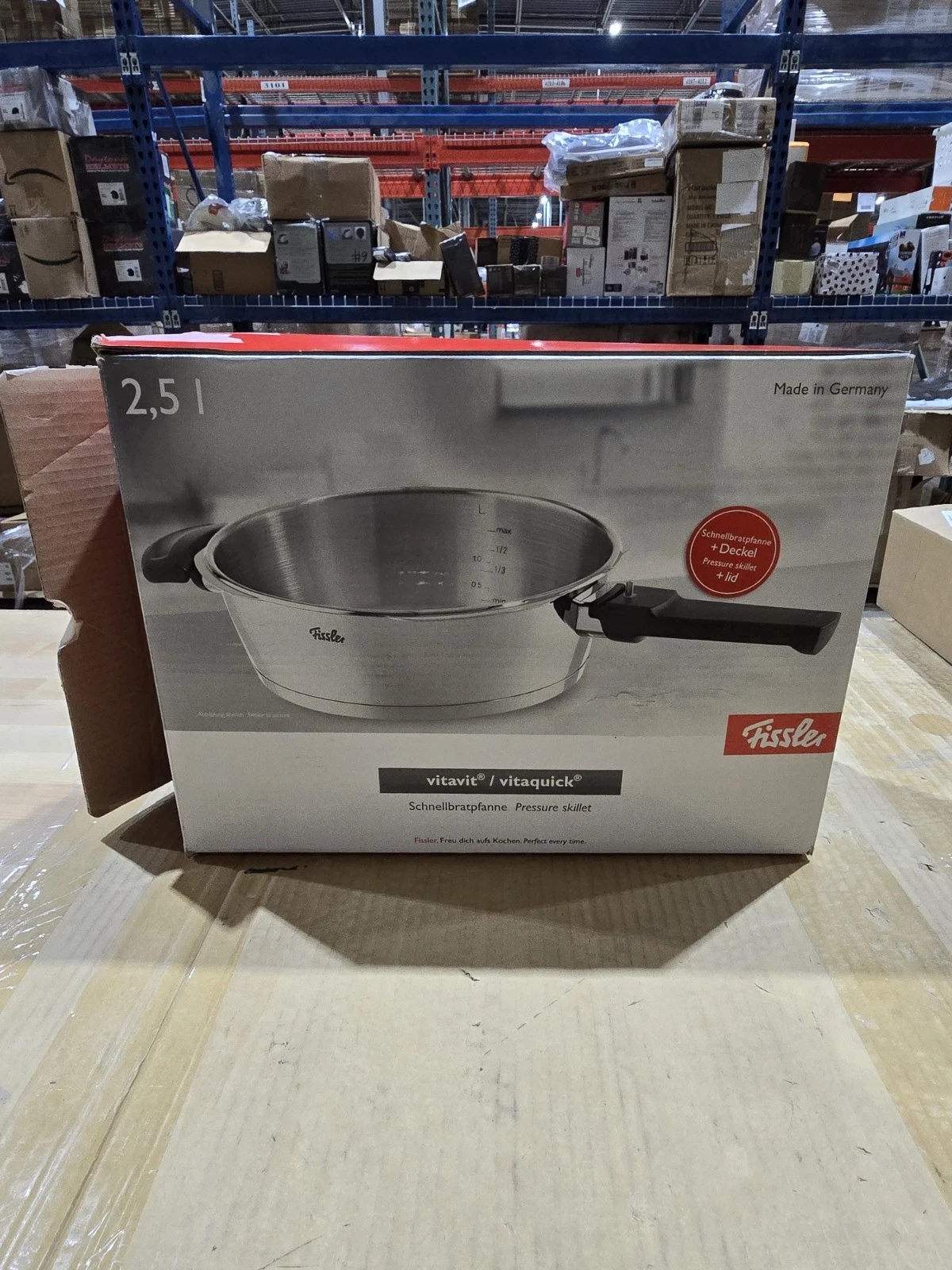 fissler vitaquick pressure coocker stainless steel induction, 2.6 quart, silver fissler vitaquick pressure coocker stainless steel induction, 2.6 quart, silver
