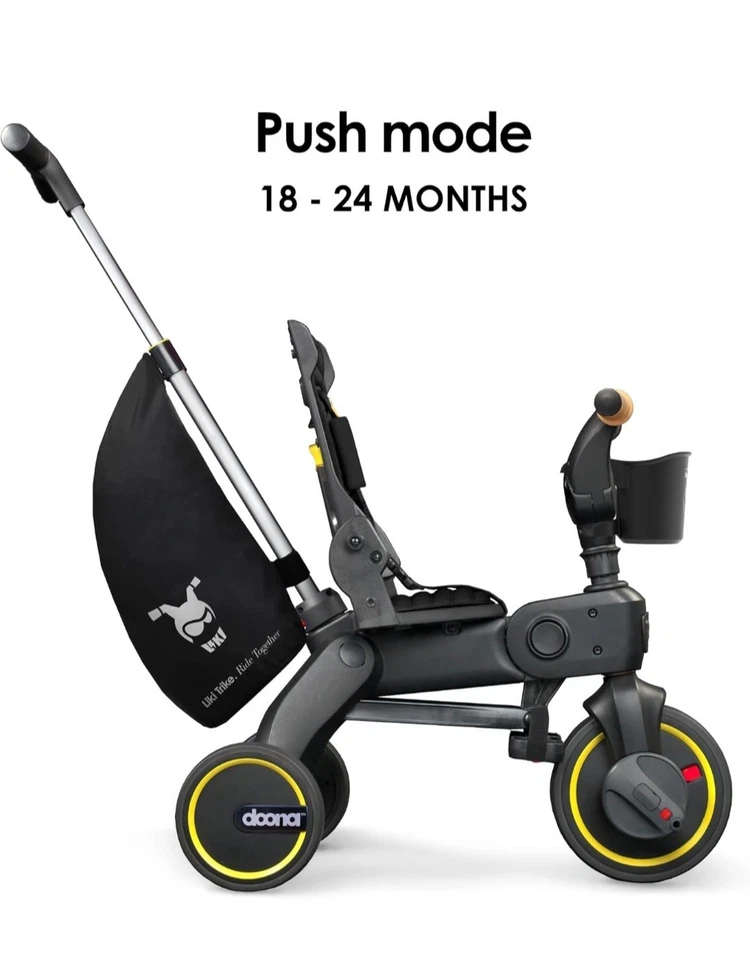 doona liki trike s5, nitro black 5 in 1 compact, foldable tricycle suitable doona liki trike s5, nitro black 5 in 1 compact, foldable tricycle suitable
